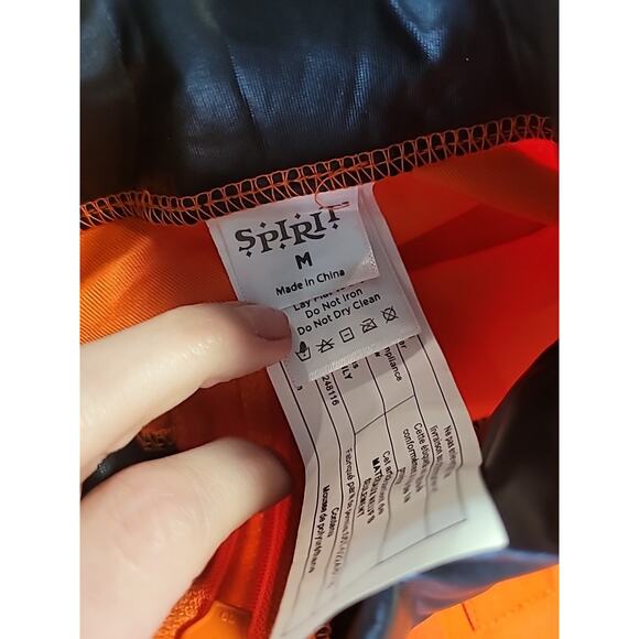 Spirit Halloween NASA Orange Astronaut Jumpsuit Kids Medium – EUC, No Hat - Picture 9 of 9